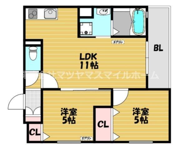 ラモーナ諸福Ⅲ（301） 間取り図画像