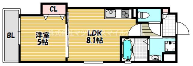 ラモーナ諸福Ⅲ（202） 間取り図画像