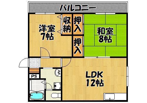 ジョイフル曙光（201） 間取り図画像