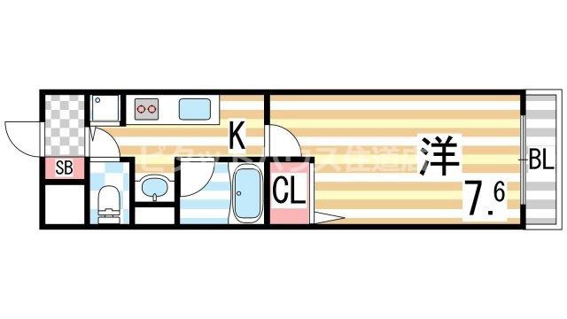 クレール鶴見（205） 間取り図画像