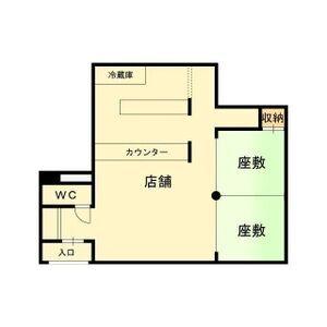 東大阪市日下町店舗 間取り図画像