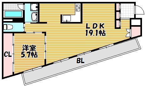 アウローラⅡ（305） 間取り図画像
