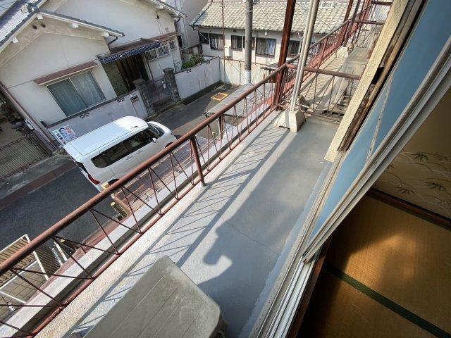 村井貸家（東端） バルコニー