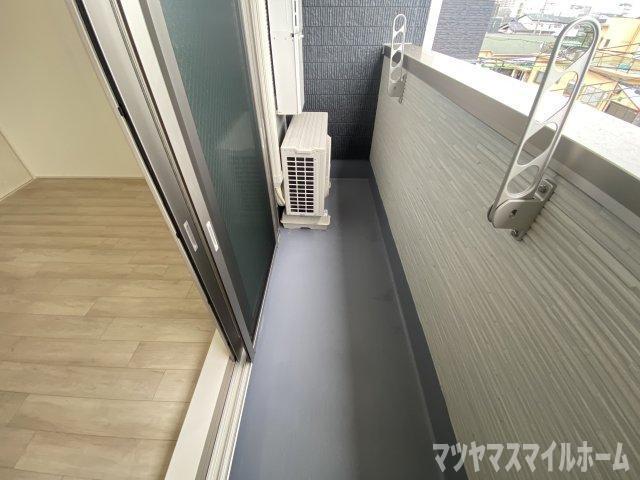 東大阪市中新開アパート バルコニー