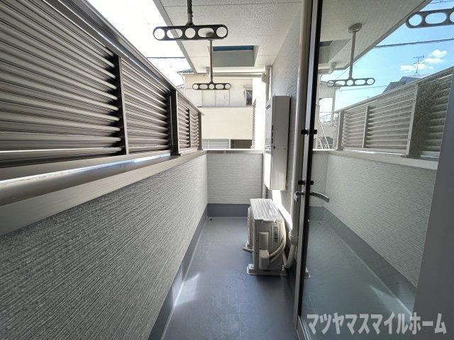 東大阪市中新開アパート バルコニー