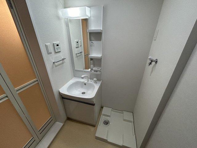 大東市南津の辺町アパート 洗面