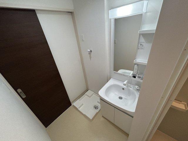 大東市南津の辺町アパート 洗面
