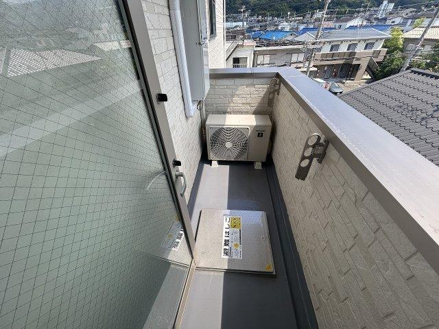 大東市南津の辺町アパート バルコニー