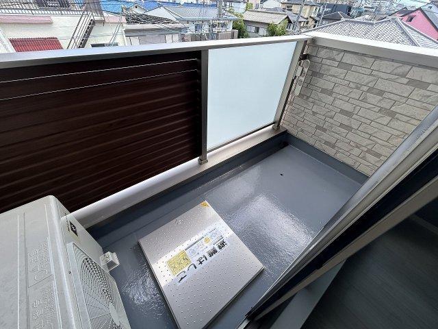 大東市南津の辺町アパート バルコニー