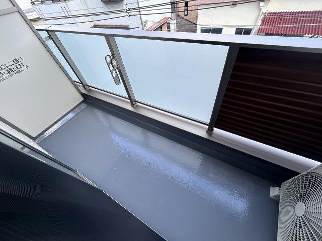 大東市南津の辺町アパート バルコニー