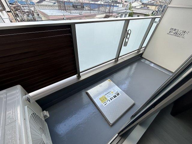 大東市南津の辺町アパート バルコニー