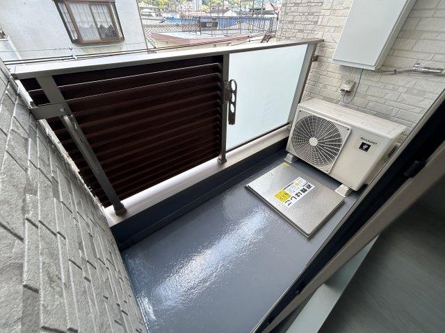 大東市南津の辺町アパート バルコニー