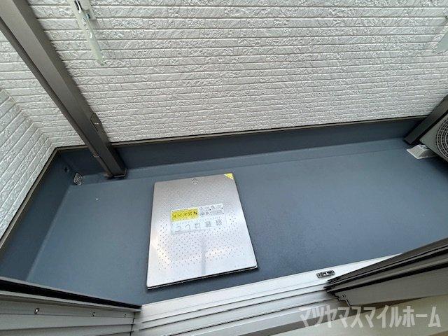大阪市平野区加美鞍作アパート バルコニー