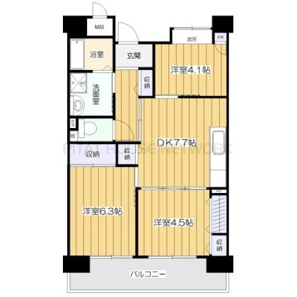  間取り図写真