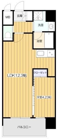 プレジオ西中島ASIAN 間取り図画像