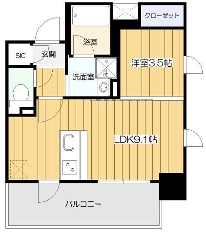 大阪市淀川区宮原マンション 間取り図画像