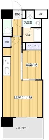 コンフォリア・リヴ東三国駅前ソルテラス 間取り図画像