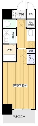 エステムヒルズ新大阪 間取り図画像