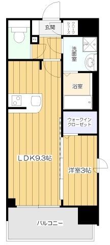 大阪市淀川区西中島マンション 間取り図画像
