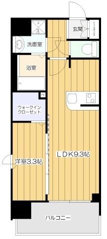 大阪市淀川区西中島マンション 間取り図画像