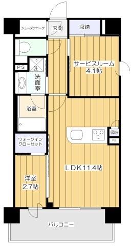 大阪市淀川区西中島マンション 間取り図画像