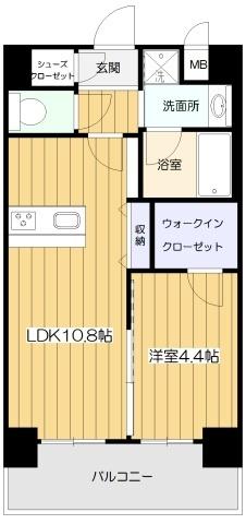 スプランディッド新大阪VⅢ 間取り図画像