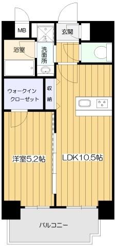 スプランディッド新大阪VⅢ 間取り図画像