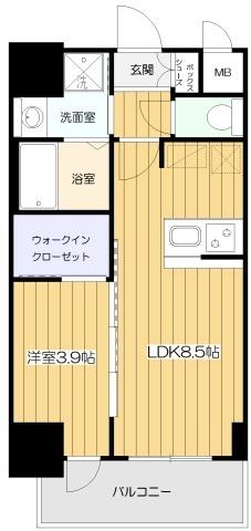 エステムコート新大阪XVⅡベイス 間取り図画像