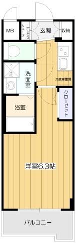 エステムコート新大阪XVⅡベイス 間取り図画像