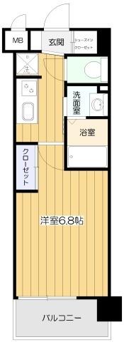 大阪市東淀川区西淡路マンション 間取り図画像
