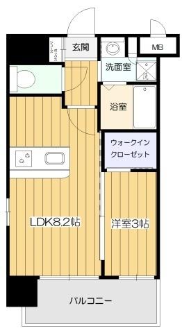大阪市東淀川区西淡路マンション 間取り図画像