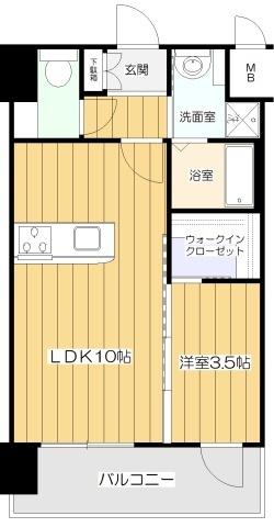 Alivis三国本町 間取り図画像