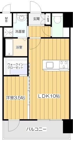 Alivis三国本町 間取り図画像