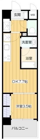 ラルシェパルク新大阪 間取り図画像