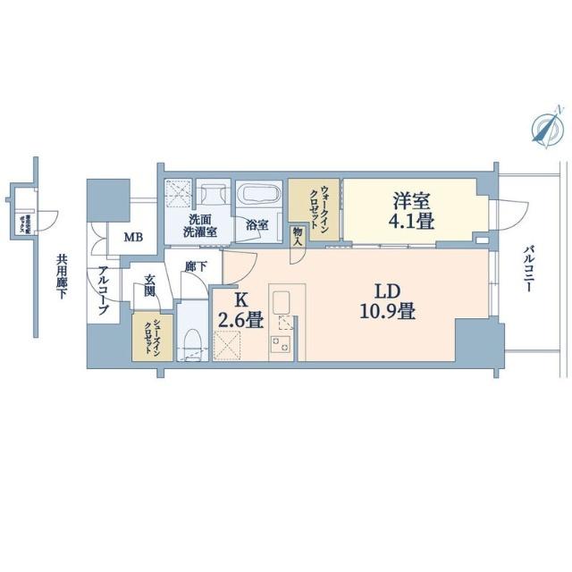 大阪市淀川区十三東マンション 間取り図画像