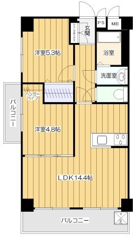 南西角部屋です