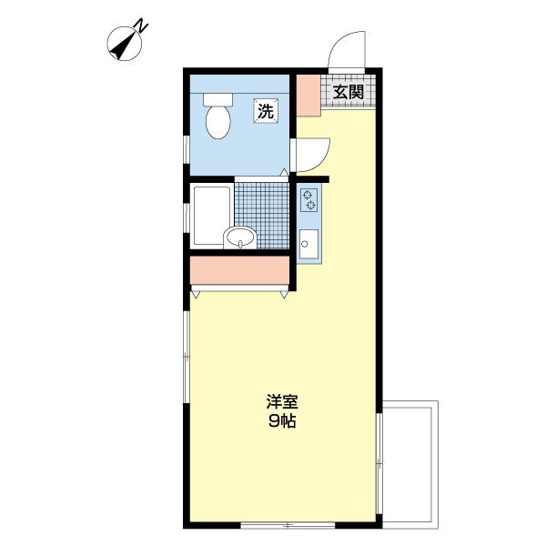 メゾンクレソン２（0205） 間取り図画像