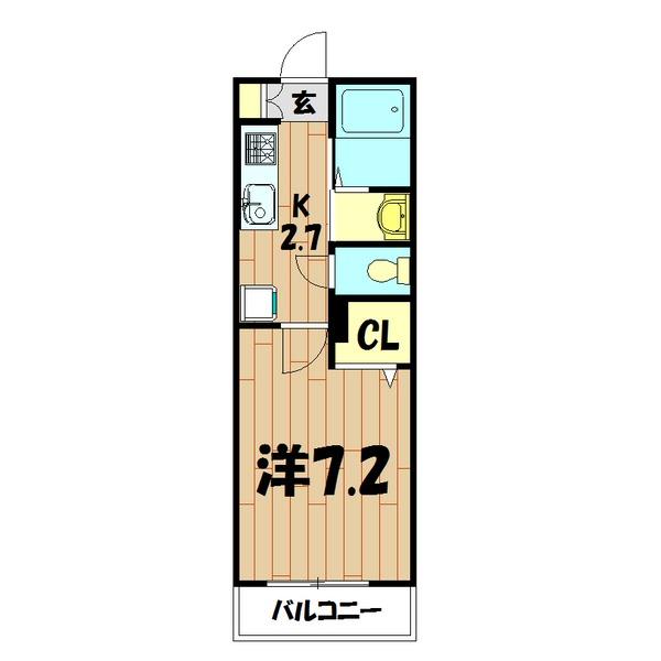 横浜市泉区緑園アパート 間取り図画像