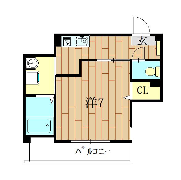 クレストヒル（103） 間取り図画像