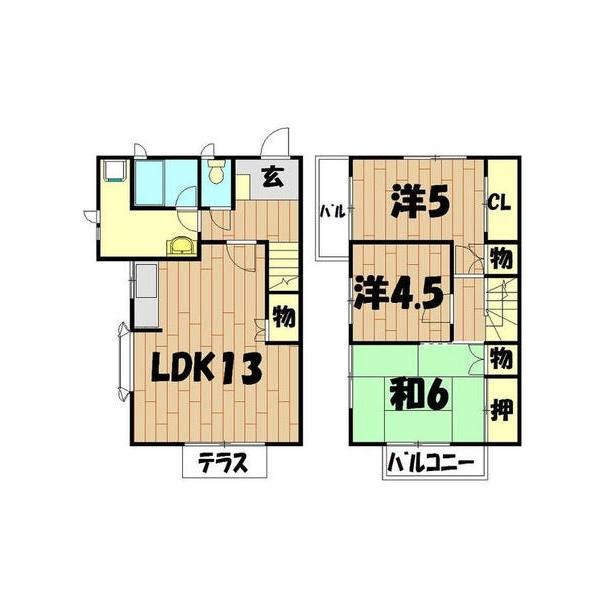 コアシティ（4-1） 間取り図画像