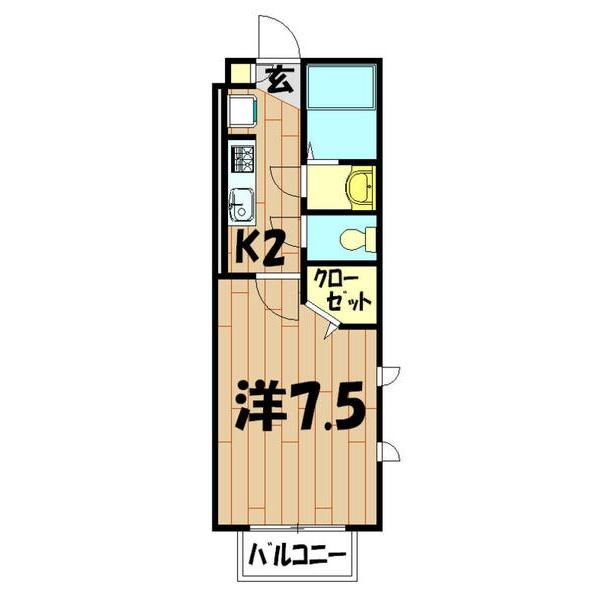 リリーレフア（103） 間取り図画像