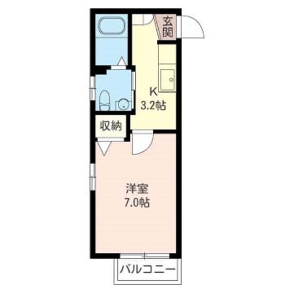 横浜市旭区中希望が丘アパート 間取り図画像