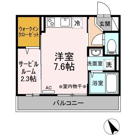 アルセ二俣川・ヒラソル二俣川　ヒラソル二（203） 間取り図画像