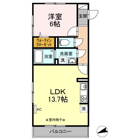 ドゥヴァンクール　Ⅱ（303） 間取り図画像