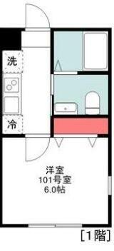 グランシーズ三ツ境ルノン（101） 間取り図画像