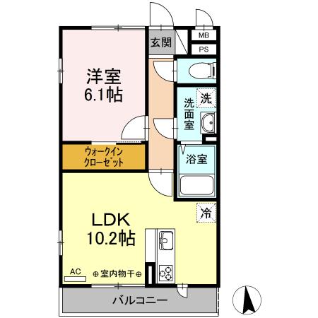 BLESS戸塚弥生台（206） 間取り図画像