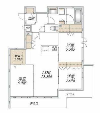  間取り図写真
