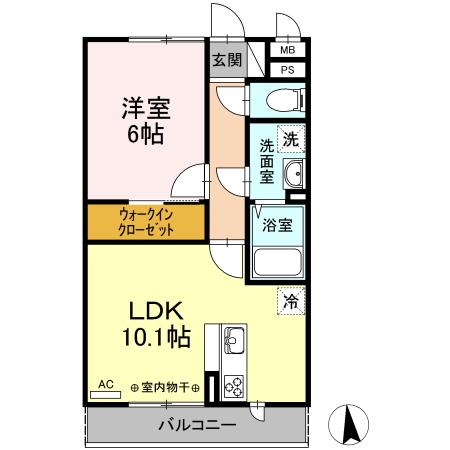 BLESS戸塚弥生台（304） 間取り図画像
