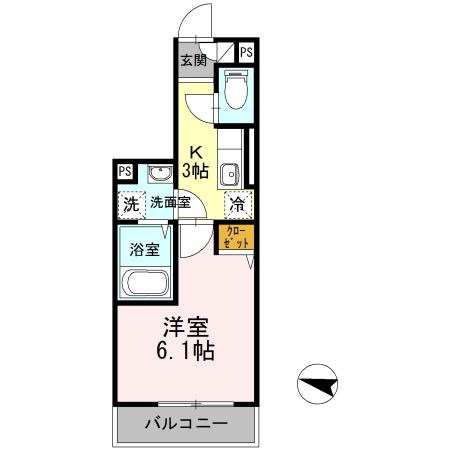 サニークレスト（202） 間取り図画像