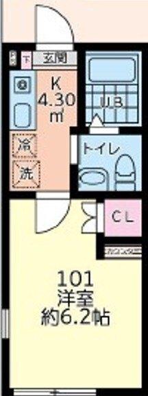 HMBase鶴ケ峰（101） 間取り図画像